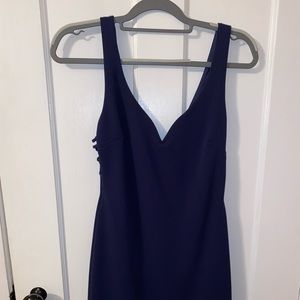 Navy Blue Formal Cocktail Dress